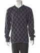 Giorgio Armani Printed V-Neck Pullover
