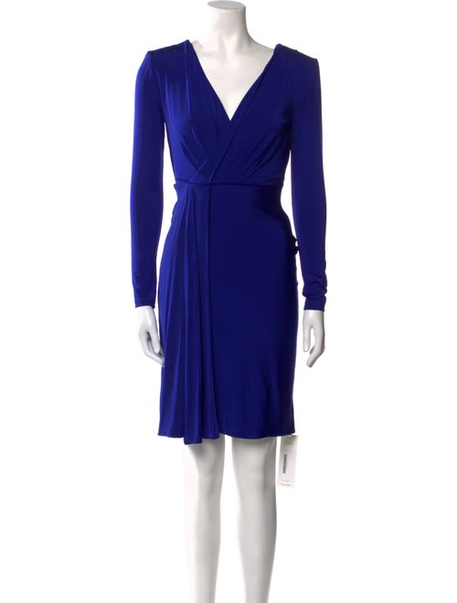Giorgio Armani V-Neck Knee-Length Dress