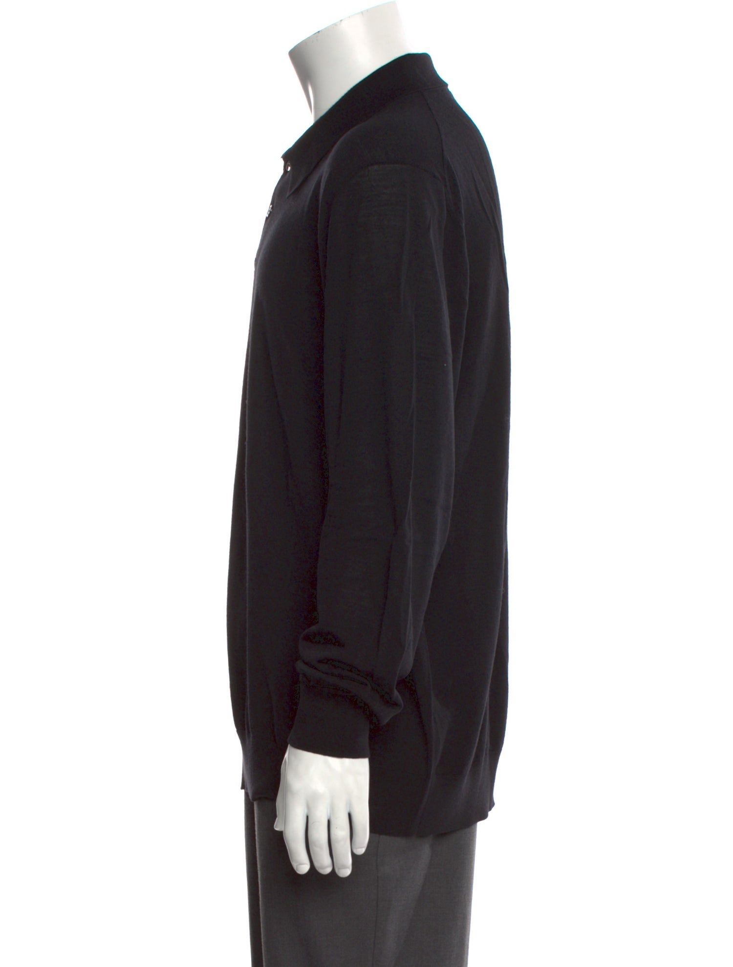 Giorgio Armani Virgin Wool Long Sleeve Shirt