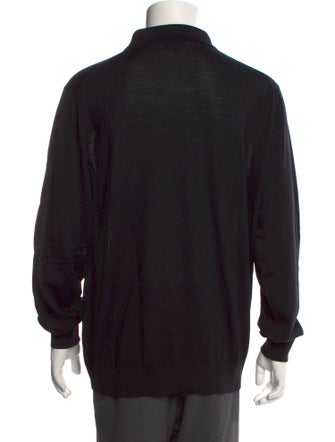 Giorgio Armani Virgin Wool Long Sleeve Shirt
