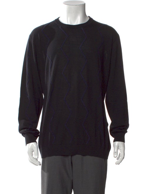 Giorgio Armani Virgin Wool Crew Neck Pullover