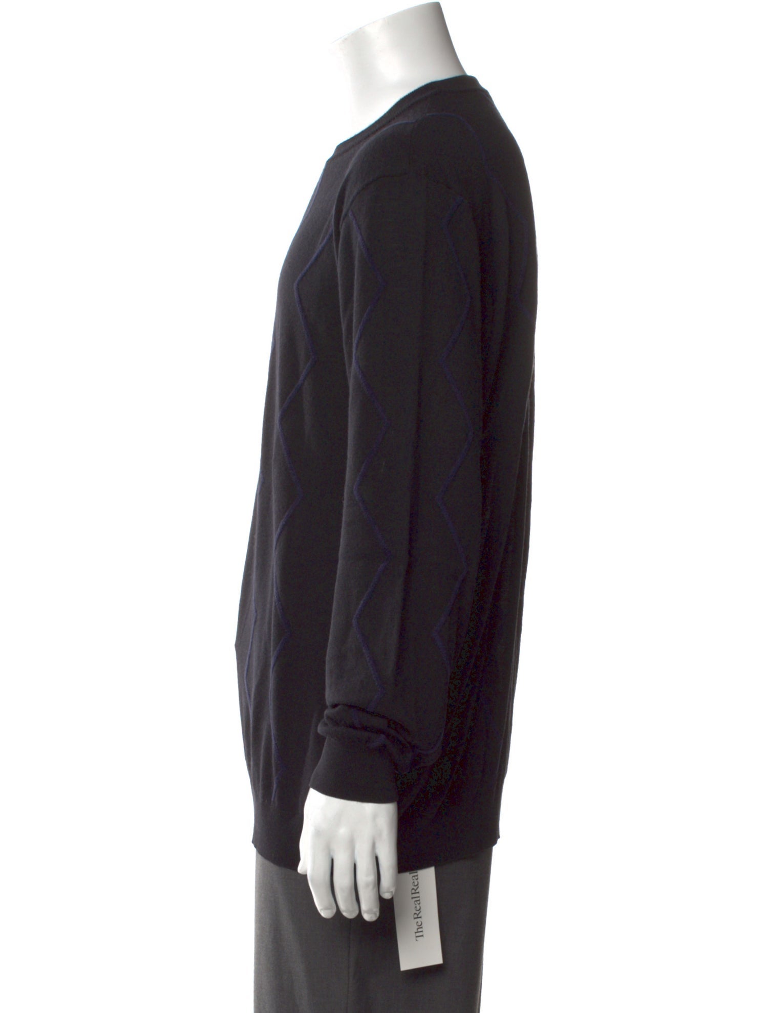 Giorgio Armani Virgin Wool Crew Neck Pullover