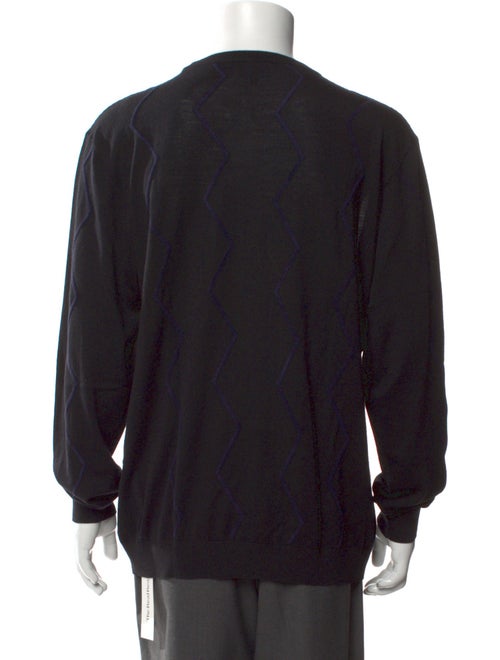 Giorgio Armani Virgin Wool Crew Neck Pullover