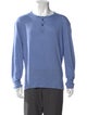 Giorgio Armani Linen Crew Neck Henley