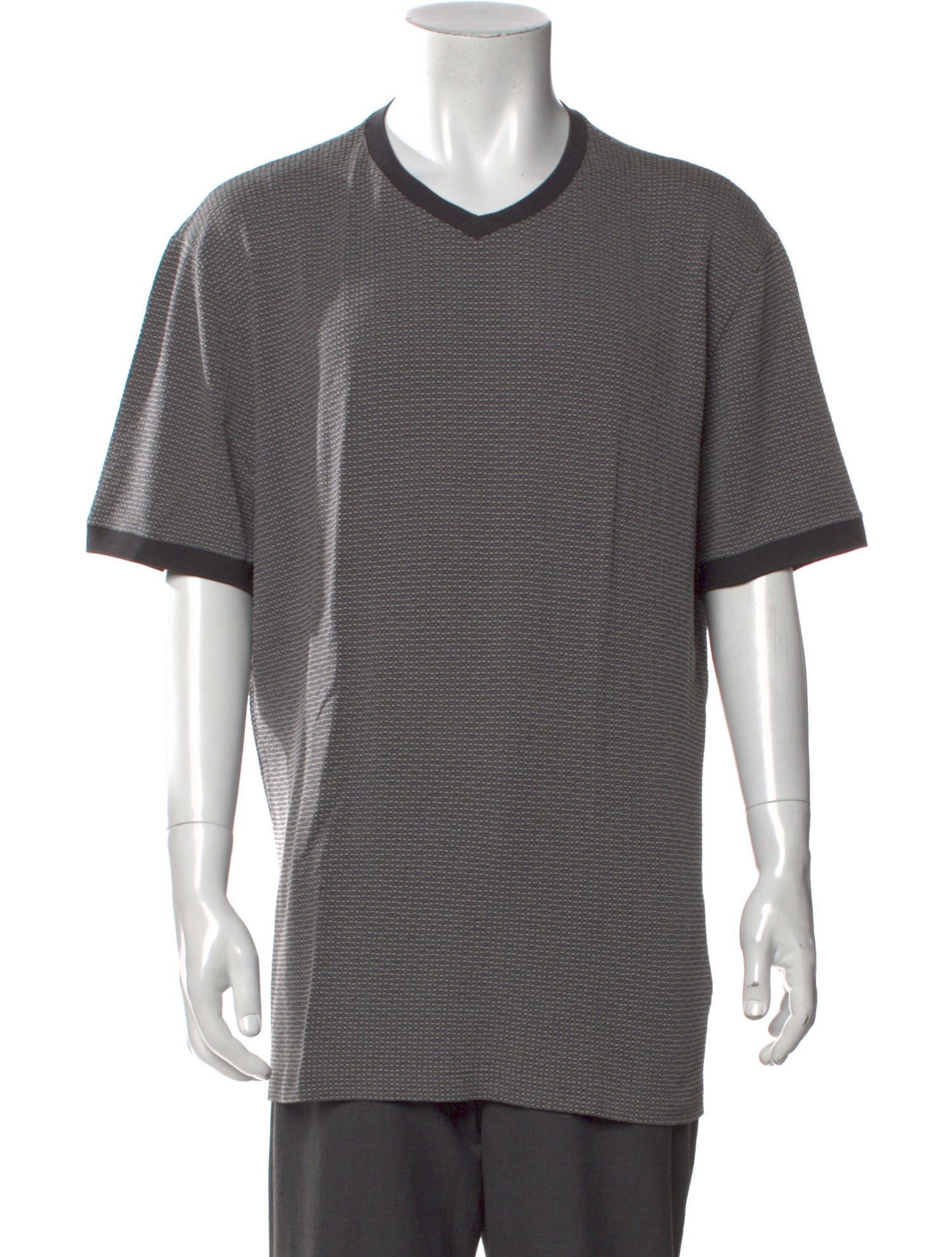 Giorgio Armani Printed V-Neck T-Shirt