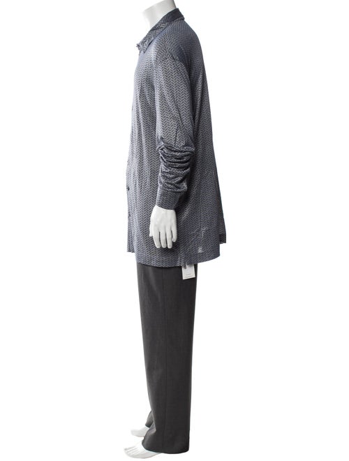 Giorgio Armani Printed Long Sleeve Shirt