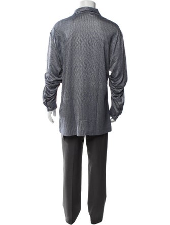 Giorgio Armani Printed Long Sleeve Shirt
