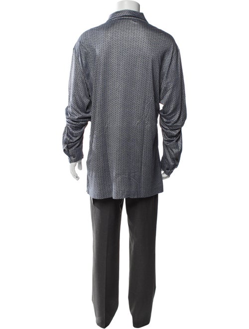 Giorgio Armani Printed Long Sleeve Shirt