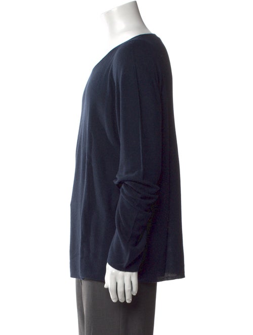 Giorgio Armani V-Neck Long Sleeve Henley