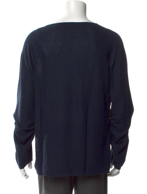 Giorgio Armani V-Neck Long Sleeve Henley