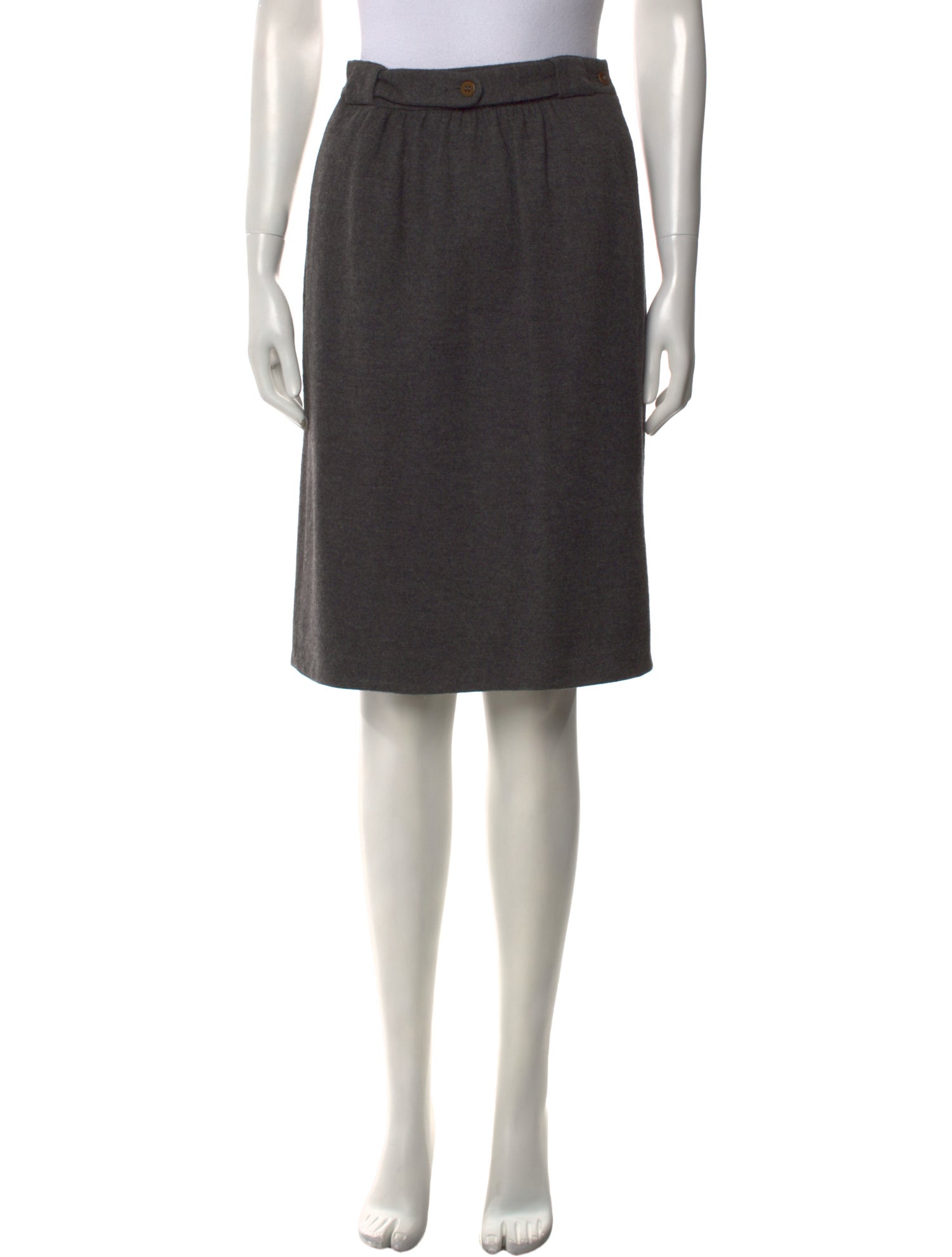 Giorgio Armani Wool Knee-Length Skirt
