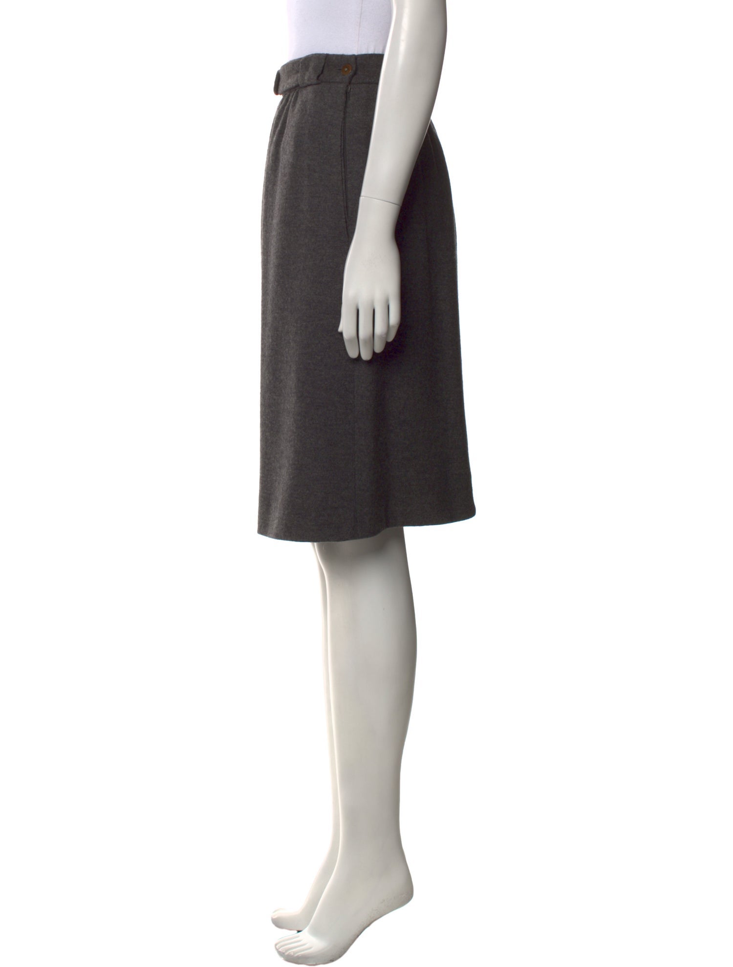 Giorgio Armani Wool Knee-Length Skirt