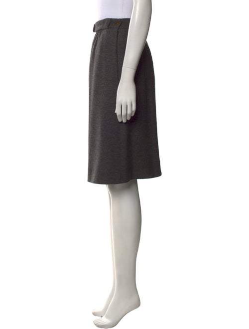 Giorgio Armani Wool Knee-Length Skirt