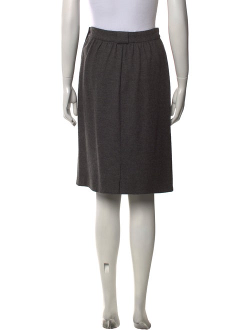 Giorgio Armani Wool Knee-Length Skirt