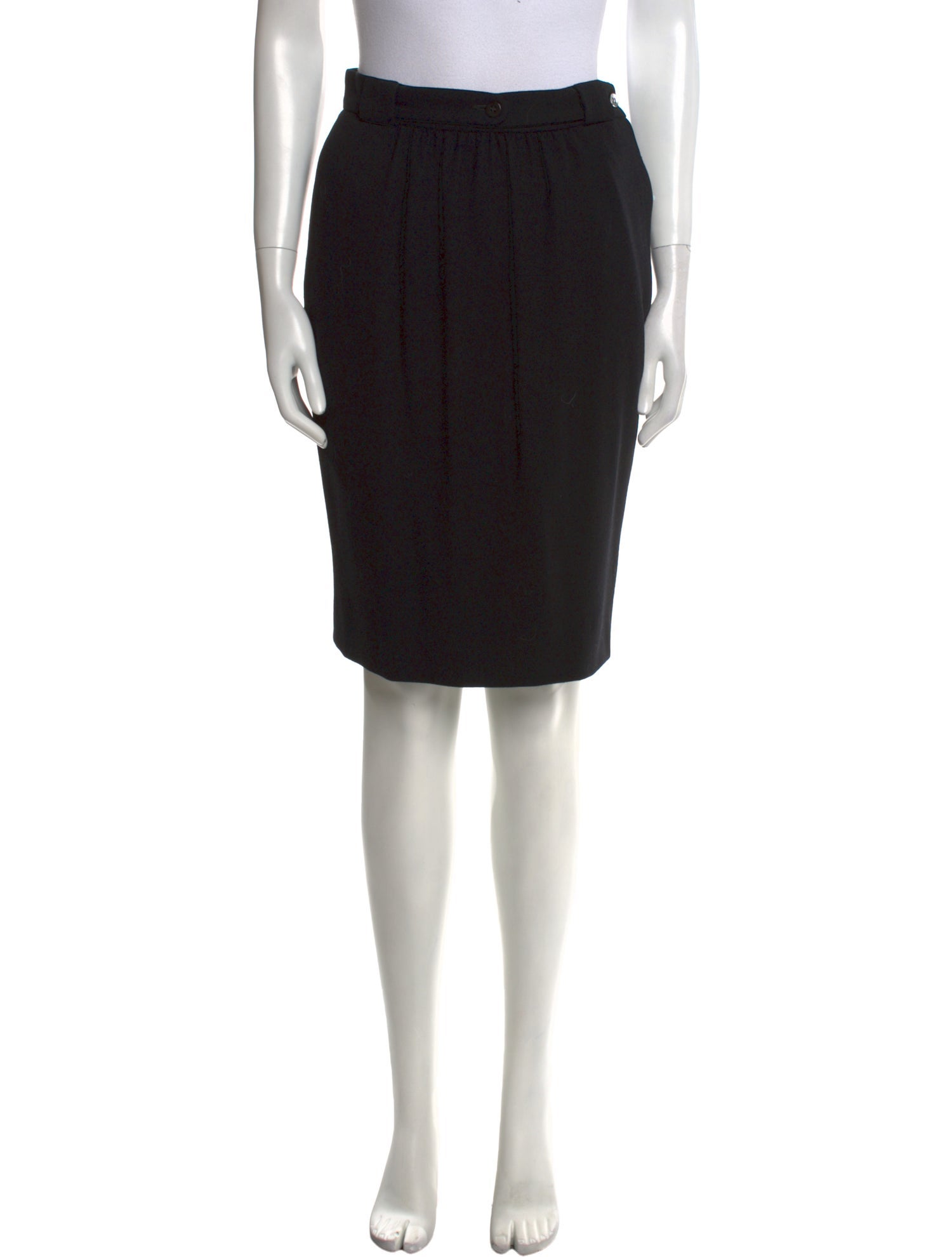 Giorgio Armani Wool Knee-Length Skirt