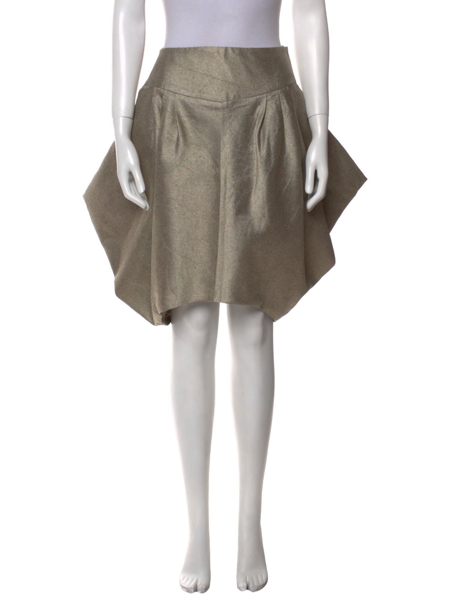 Giorgio Armani Silk Knee-Length Skirt