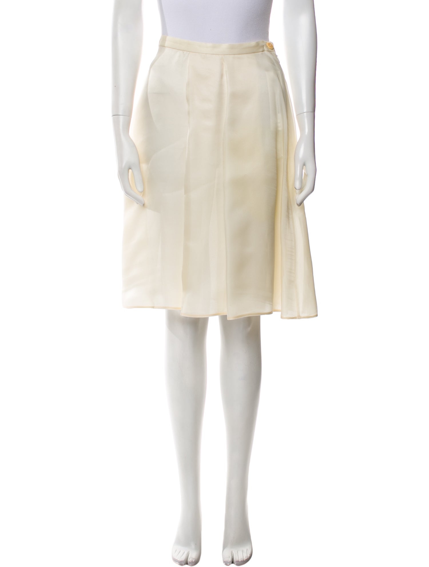 Giorgio Armani Silk Knee-Length Skirt