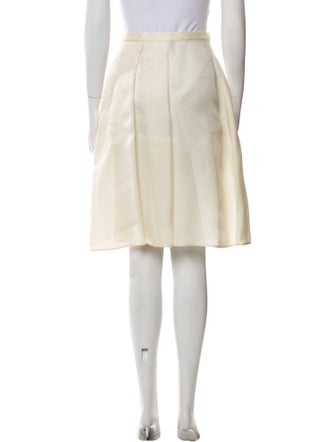 Giorgio Armani Silk Knee-Length Skirt