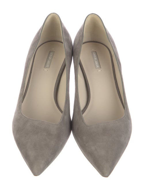 Giorgio Armani Suede Flats