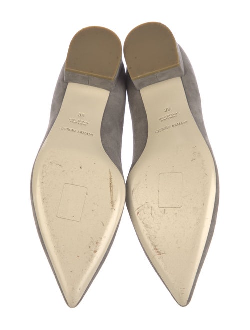 Giorgio Armani Suede Flats