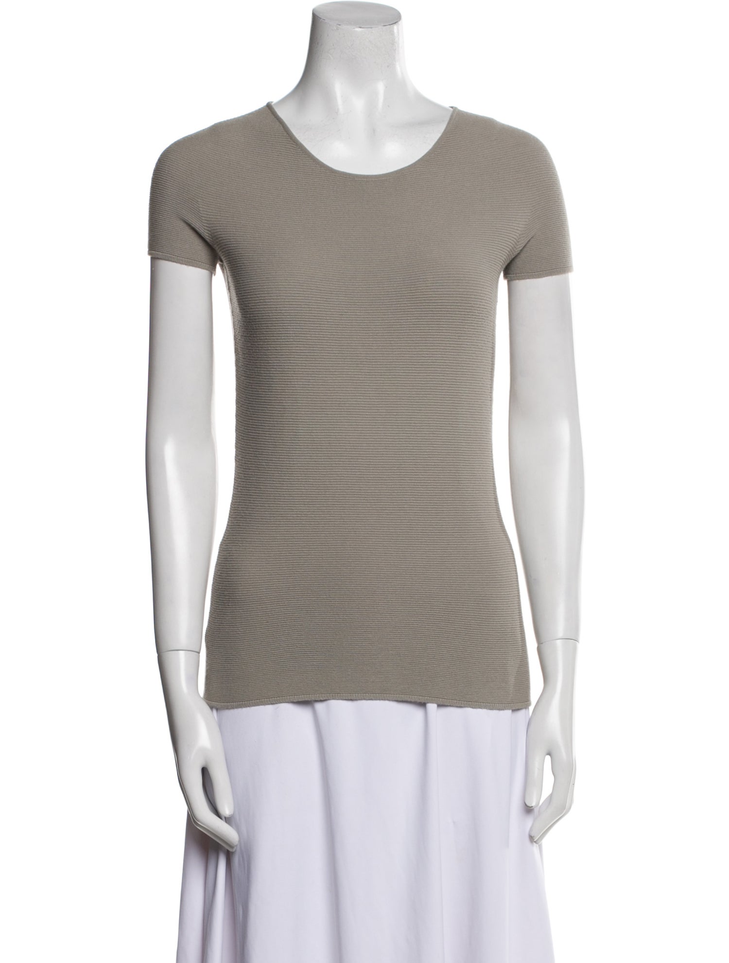 Giorgio Armani Scoop Neck Short Sleeve T-Shirt