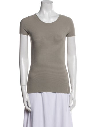 Giorgio Armani Scoop Neck Short Sleeve T-Shirt