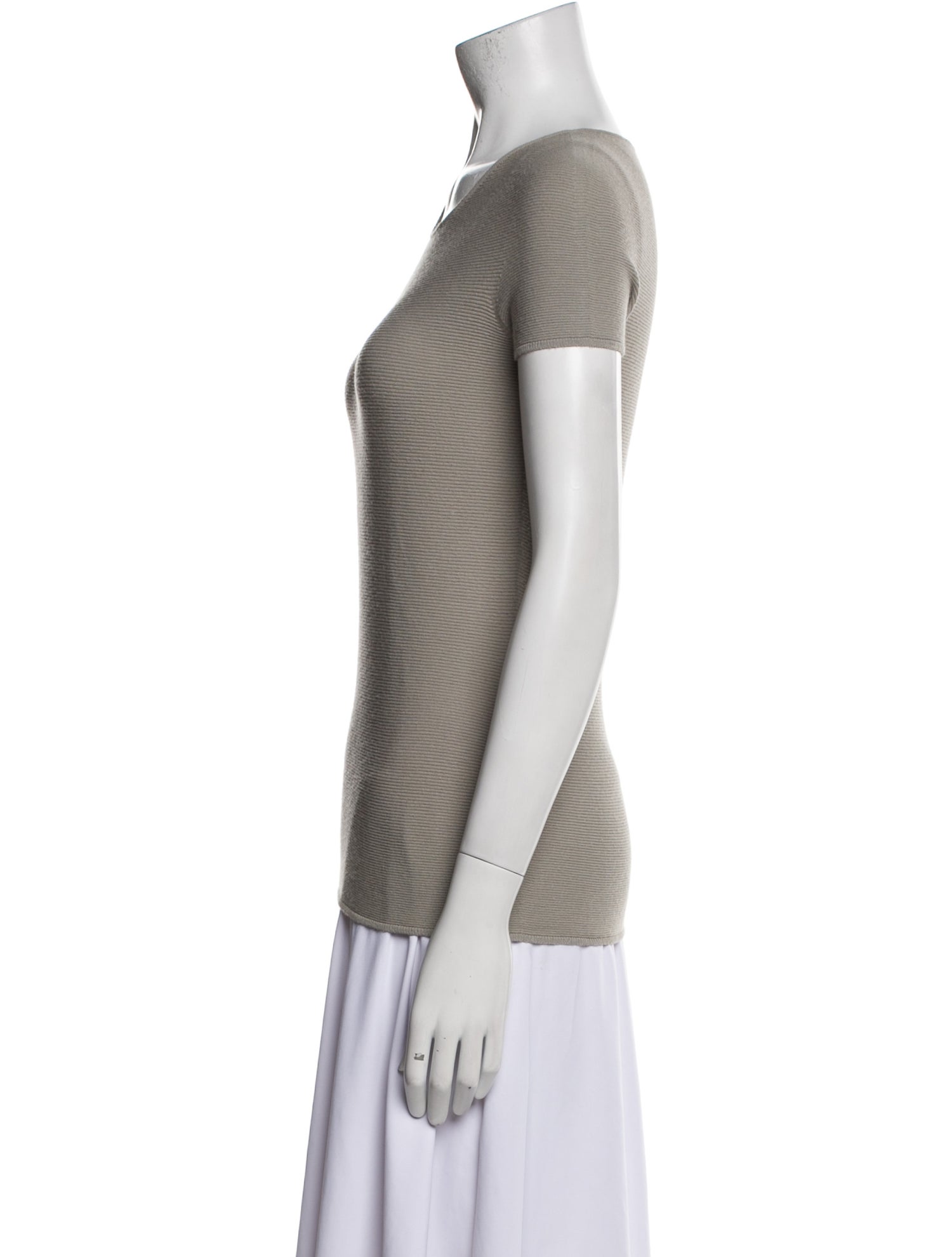 Giorgio Armani Scoop Neck Short Sleeve T-Shirt