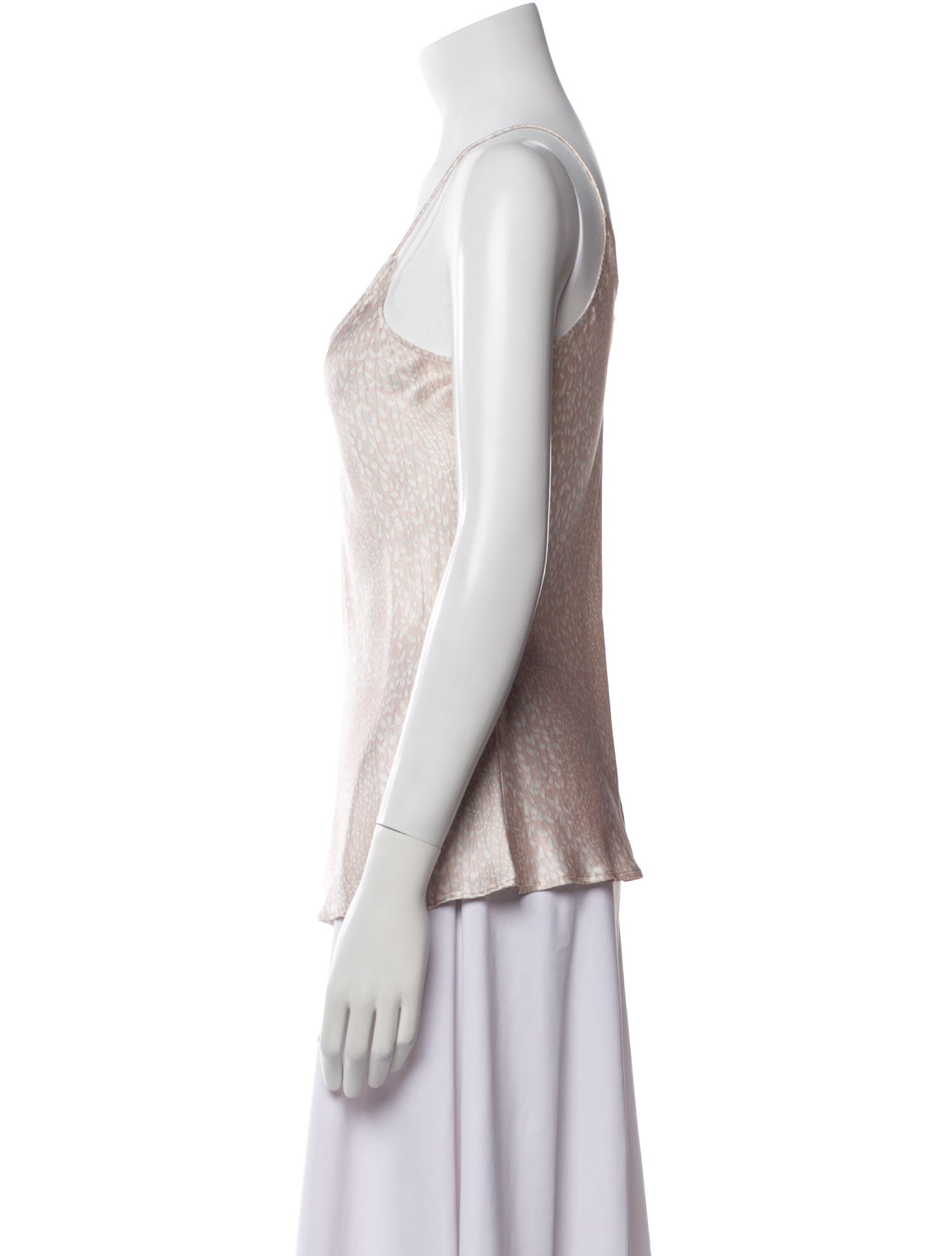 Giorgio Armani Silk Scoop Neck Top