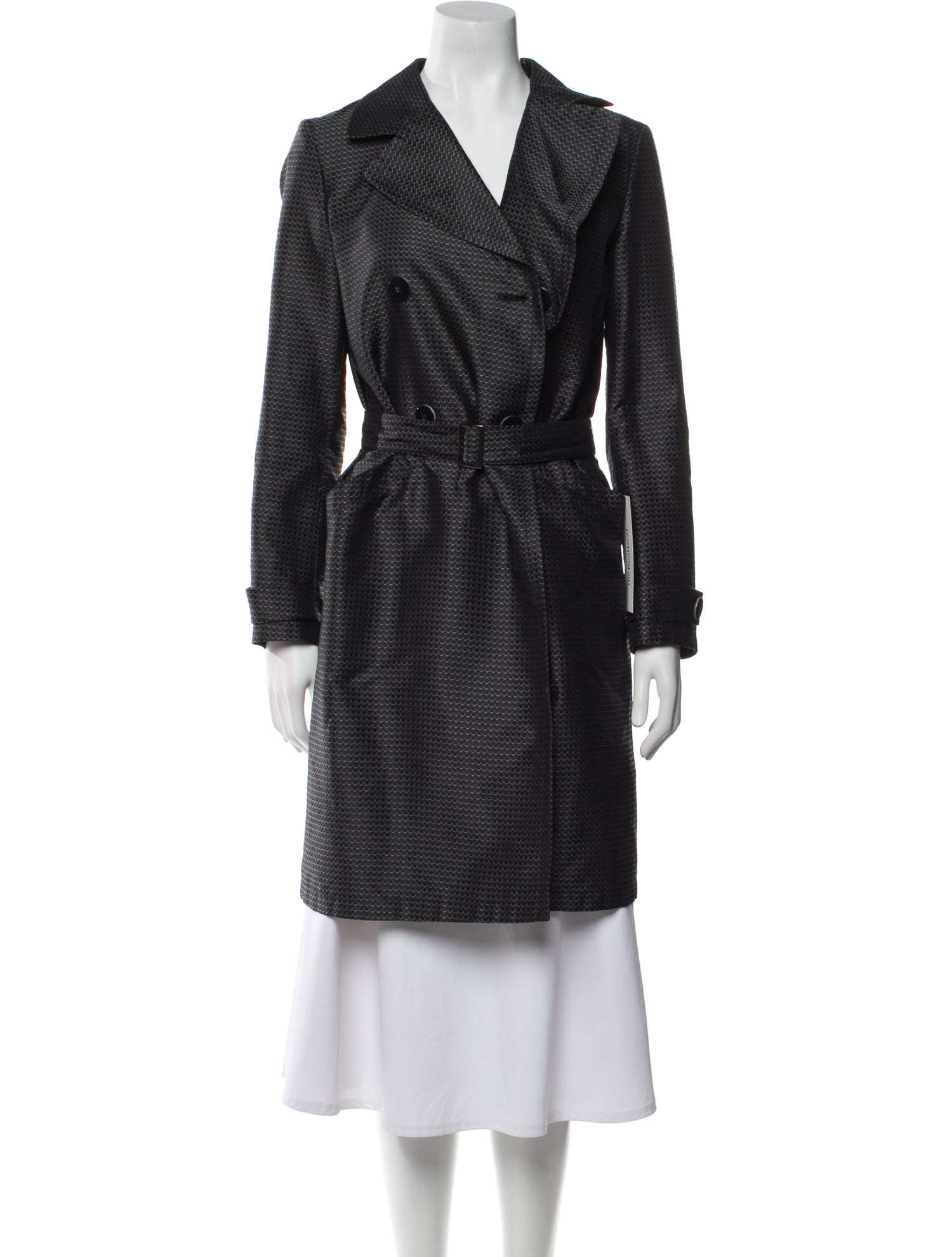 Giorgio Armani Silk Trench Coat