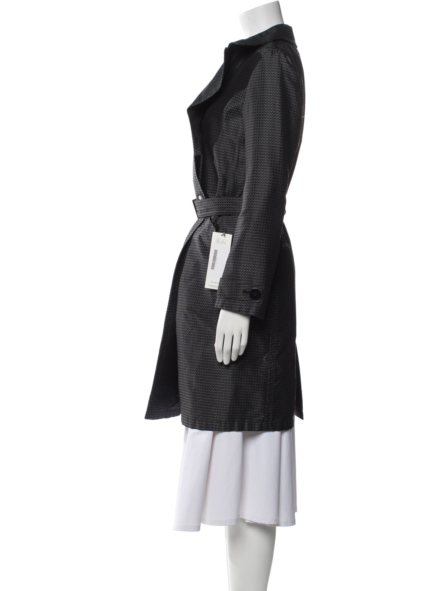 Giorgio Armani Silk Trench Coat