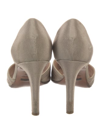 Giorgio Armani Satin D'Orsay Pumps