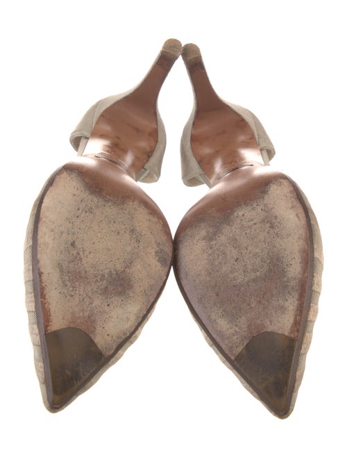 Giorgio Armani Satin D'Orsay Pumps