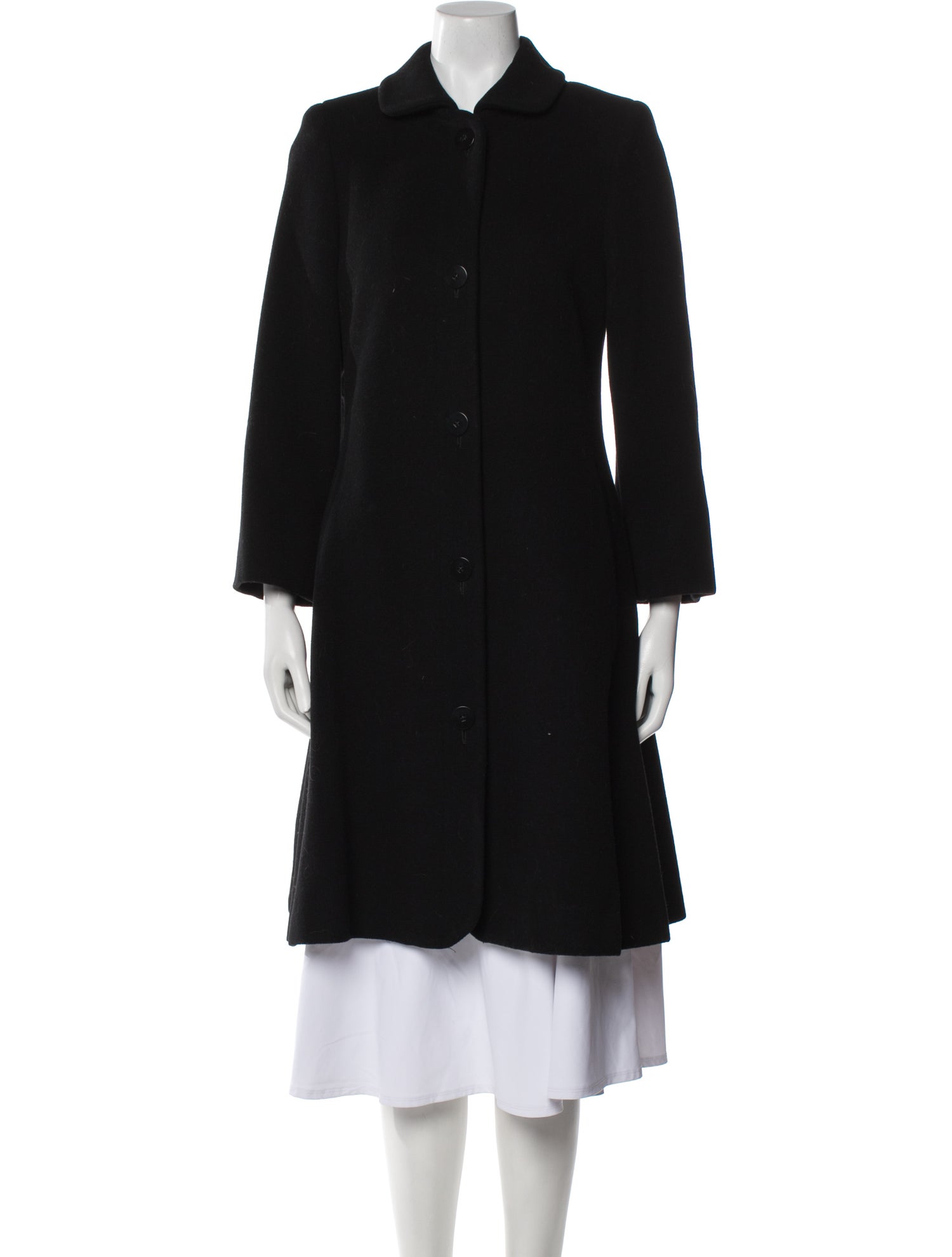 Giorgio Armani Wool Faux Fur Coat