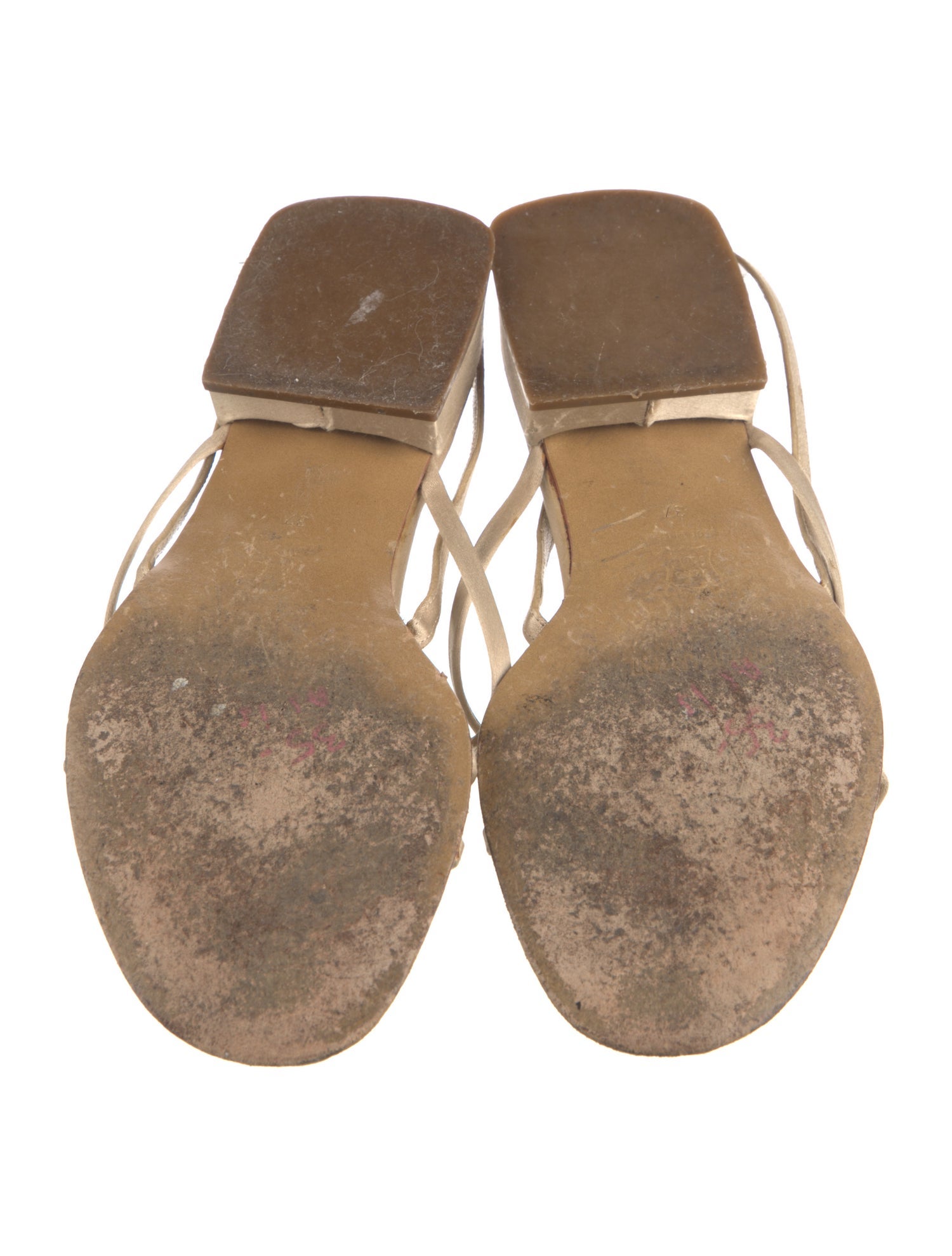 Giorgio Armani Suede Slingback Sandals