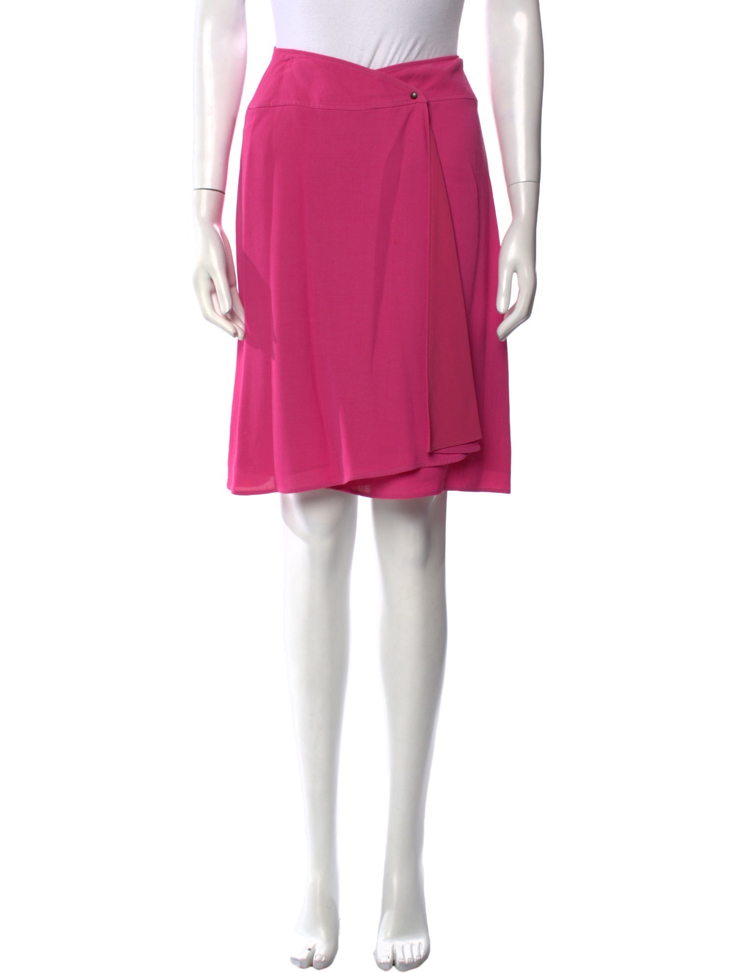 Giorgio Armani Pleated Accents Knee-Length Skirt