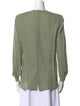 Giorgio Armani Silk Crew Neck Blouse