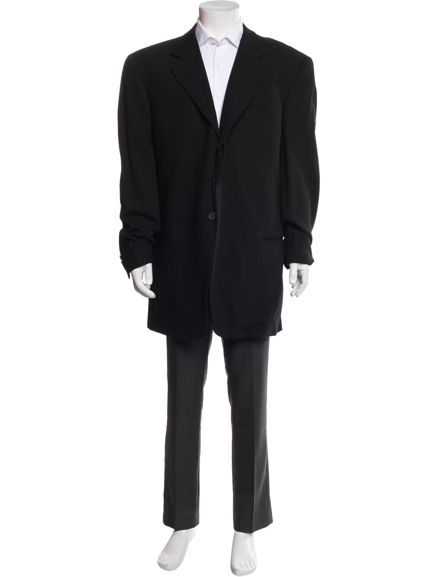 Giorgio Armani Virgin Wool Two-Piece Blazer