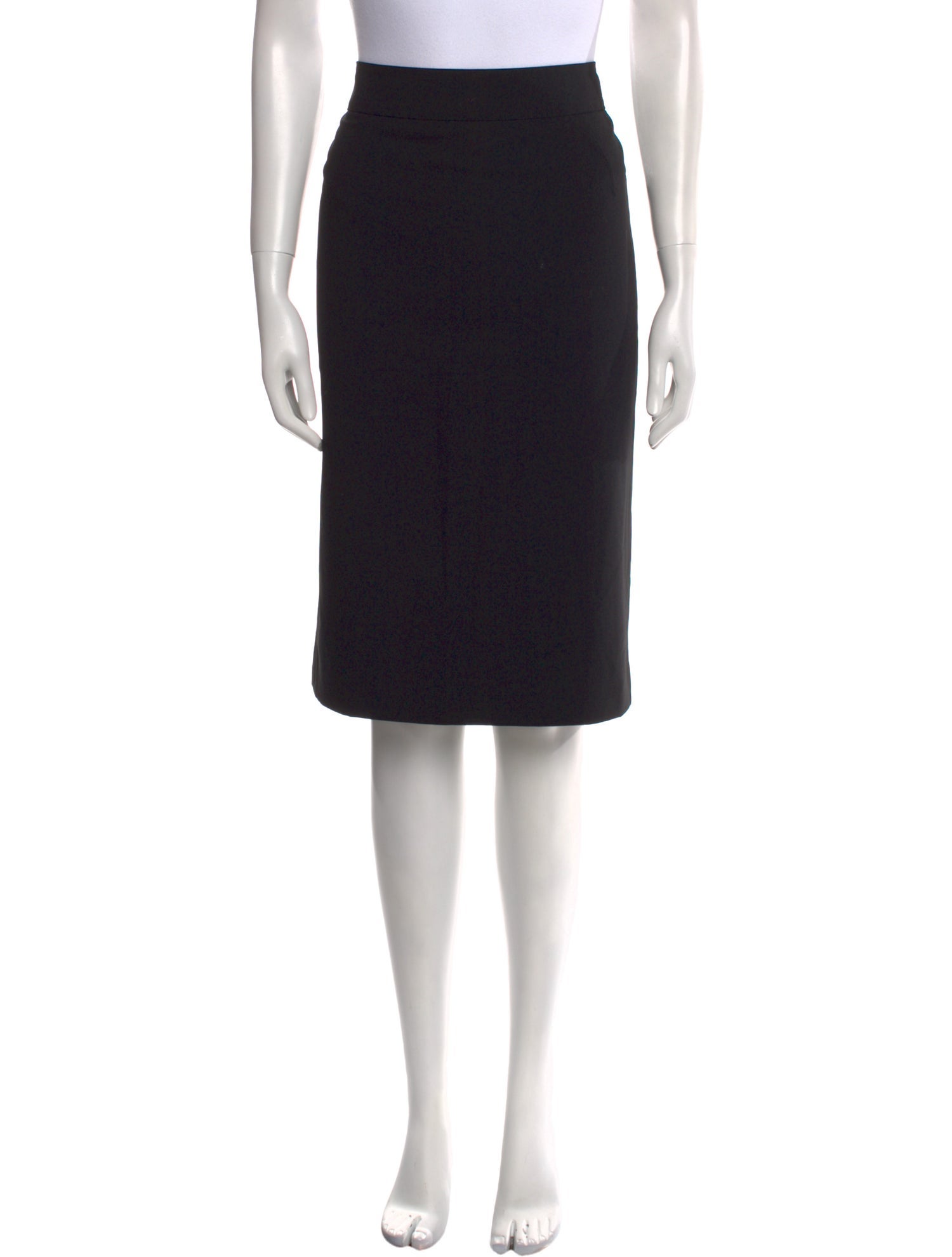 Giorgio Armani Virgin Wool Knee-Length Skirt