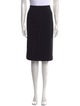 Giorgio Armani Virgin Wool Knee-Length Skirt
