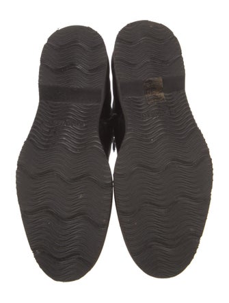 Giorgio Armani Leather Combat Boots