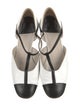 Giorgio Armani Leather D'Orsay Flats