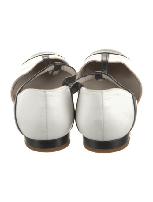 Giorgio Armani Leather D'Orsay Flats