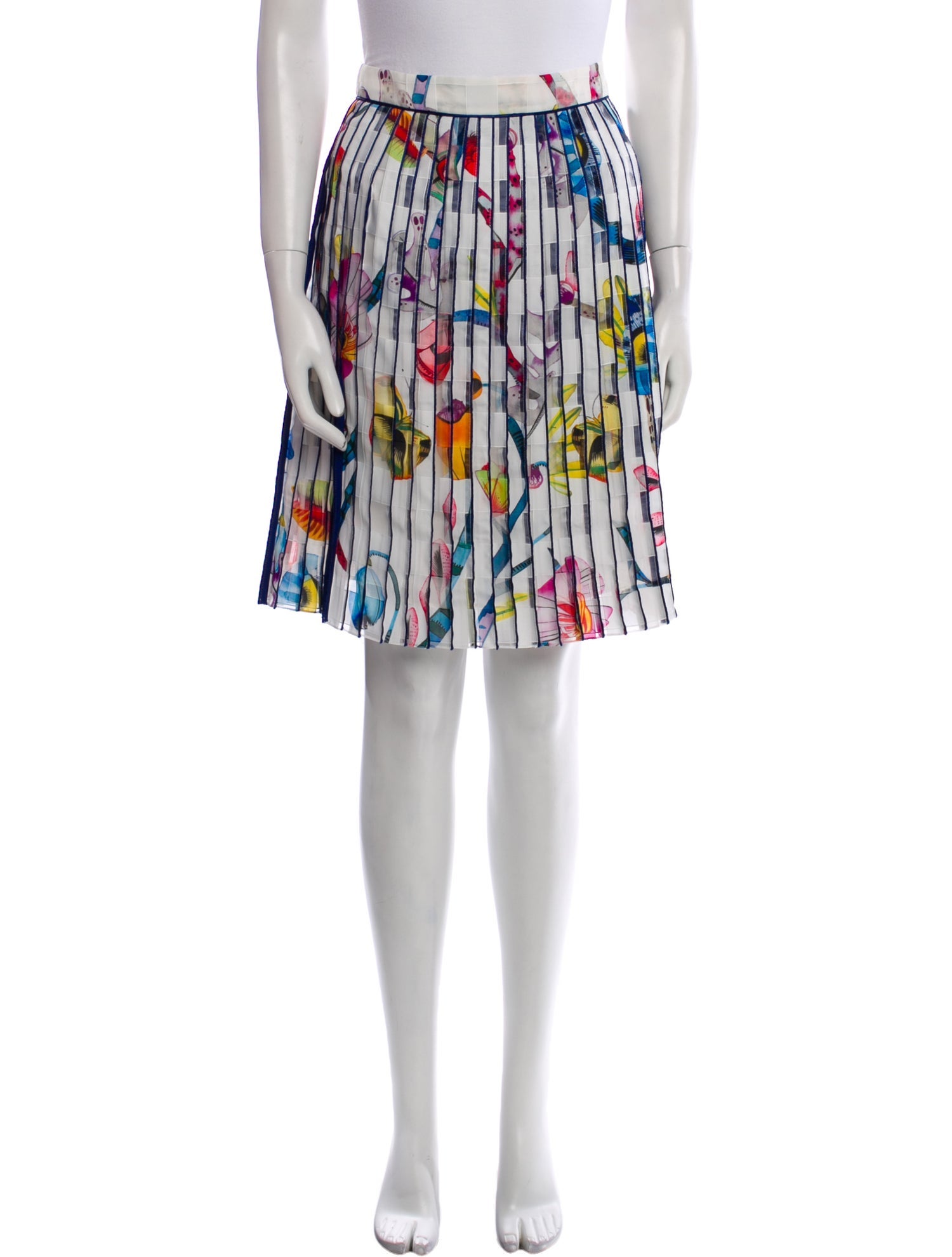 Giorgio Armani Printed Knee-Length Skirt w/ Tags