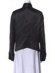 Giorgio Armani Silk Long Sleeve Button-Up Top