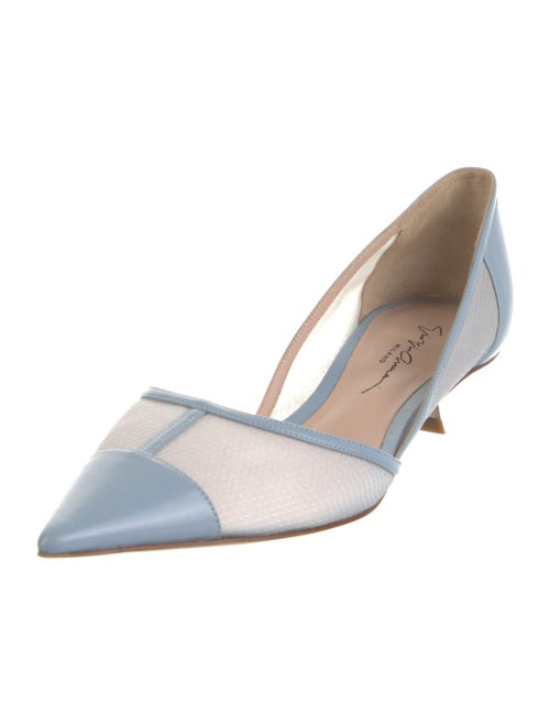 Giorgio Armani Leather D'Orsay Pumps