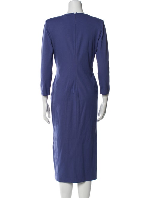 Giorgio Armani V-Neck Midi Length Dress