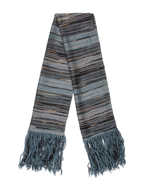 Giorgio Armani Wool Striped Scarf