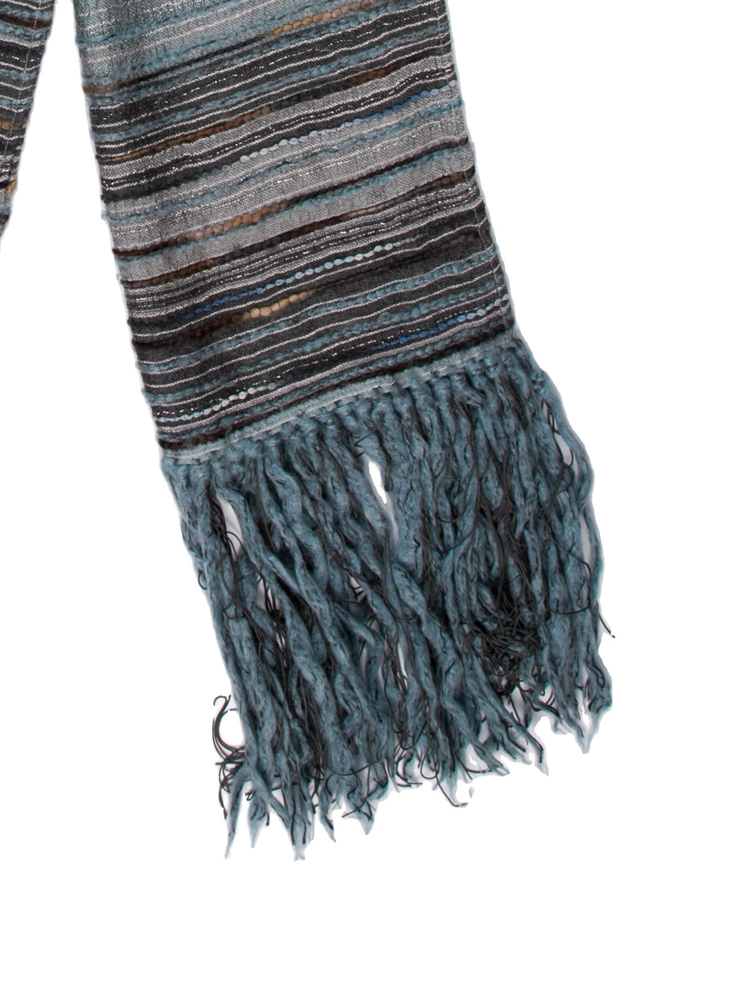 Giorgio Armani Wool Striped Scarf