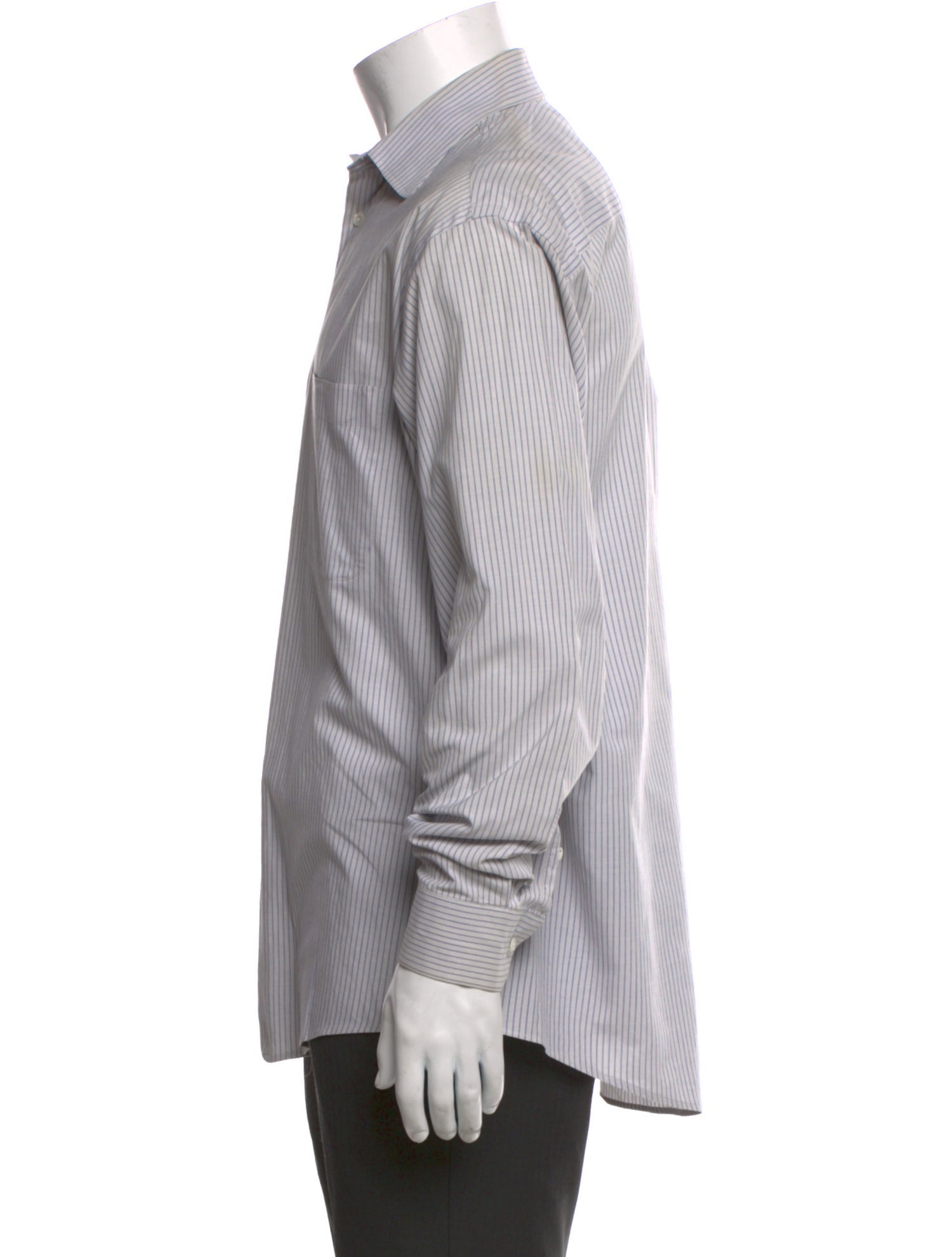 Giorgio Armani Vintage Striped Dress Shirt