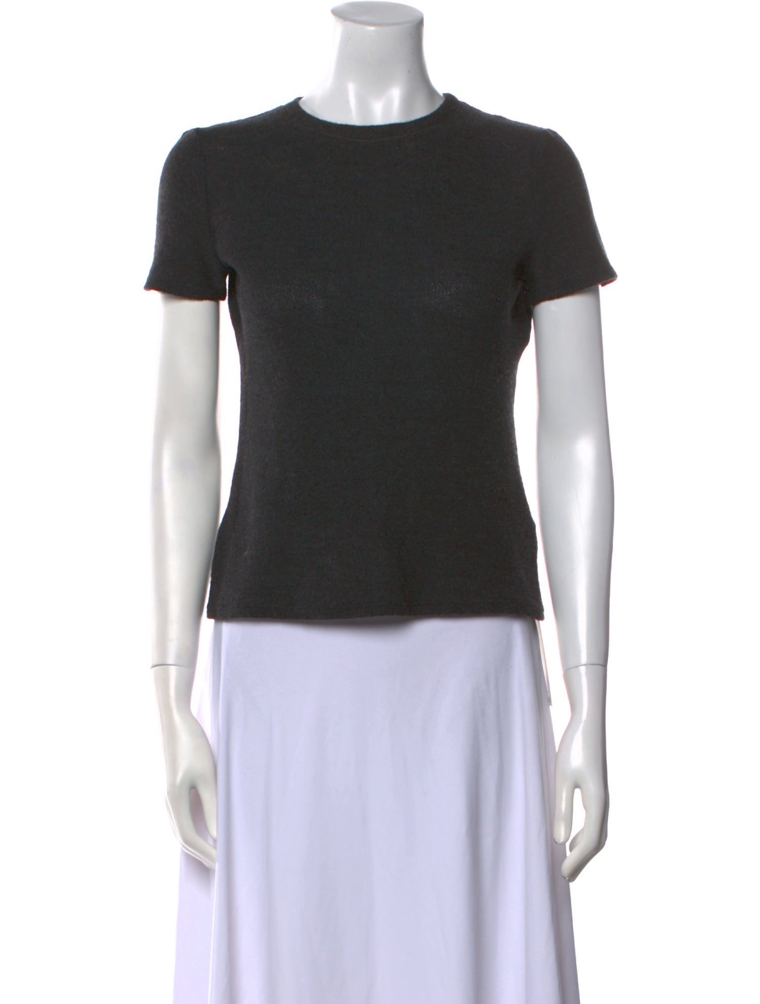 Giorgio Armani Wool Crew Neck T-Shirt